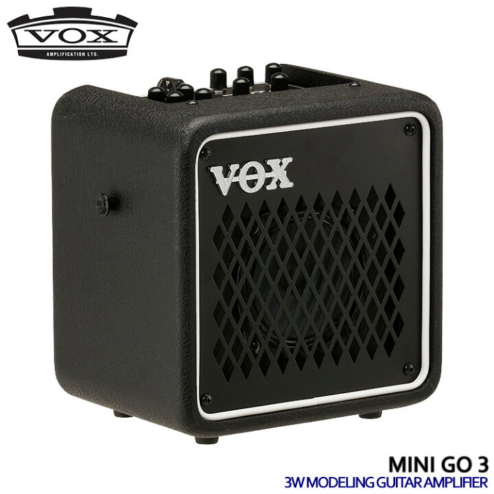 楽天市場】VOX モデリングギターアンプ MINI GO 3 VMG3 ボックス 