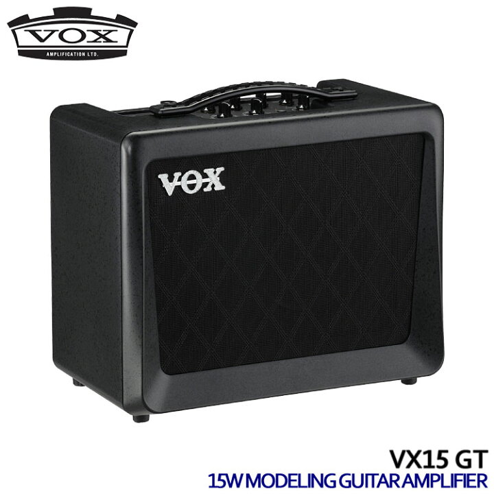 楽天市場】VOX モデリングギターアンプ VX15 GT ボックス : 楽器のこと 