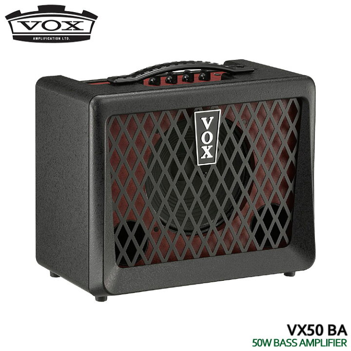 楽天市場】【持ち運び楽々4.5kg】VOX 50W ベースアンプ VX50 BA 