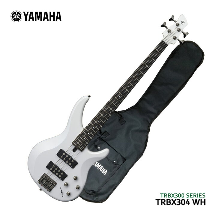 楽天市場】YAMAHA ベースギター エレキベース TRBX304 WH ホワイト 