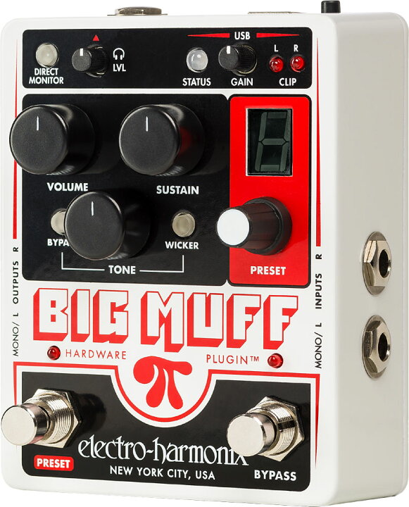 楽天市場】electro-harmonix ファズ BIG MUFF PI HARDWARE PLUGIN 