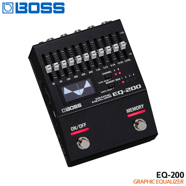 楽天市場】BOSS グラフィックイコライザー EQ-200 Graphic Equalizer 