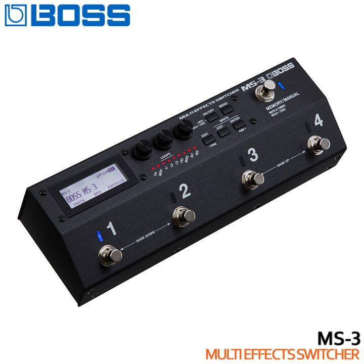 楽天市場】BOSS マルチエフェクトスイッチャー MS-3 ボス エフェクター 