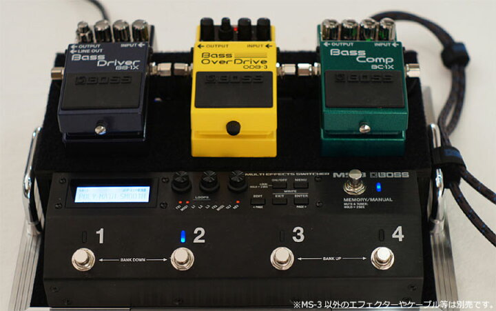 楽天市場】BOSS マルチエフェクトスイッチャー MS-3 ボス エフェクター 