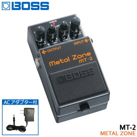 ACアダプター付きBOSS メタルゾーン MT-2 Metal Zone ボスコンパクトエフェクター
