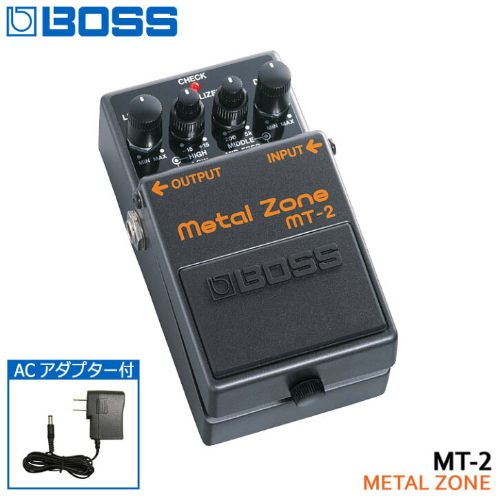 楽天市場】ACアダプター付きBOSS メタルゾーン MT-2 Metal Zone ボス 