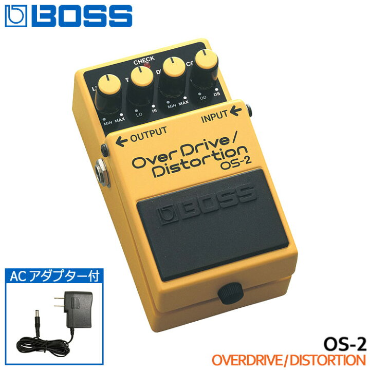 1500円 最大42%OFFクーポン エフェクター BOSS OS-2 OverDrive Distortion