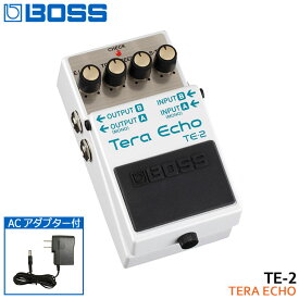 ACアダプター付きBOSS テラエコー TE-2 Tera Echo ボスコンパクトエフェクター