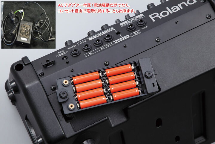 楽天市場】Roland CUBE STREET EX(ソフトケース付き)電池駆動アンプ 
