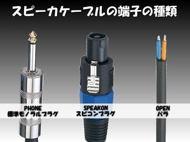 楽天市場】YAMAHA STAGEPAS対応 スピーカーケーブル 20m : 楽器のこと 