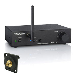 TASCAM �Ɩ��p Bluetooth���V�[�o�[ RX-BT10 �R�l�N�^�p�l���t���Z�b�g