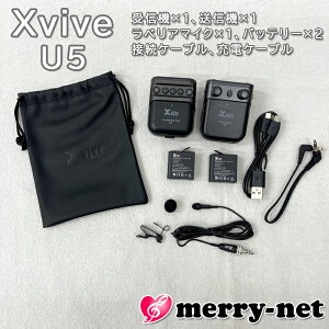 訳あり品■xvive ワイヤレスピンマイク 1個セット 送受信機 バッテリーセット