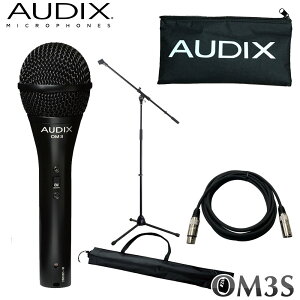 AUDIX �{�[�J���p�}�C�N OM3S(�X�C�b�`�t) �u�[���}�C�N�X�^���h�E�P�[�X�t�Z�b�g