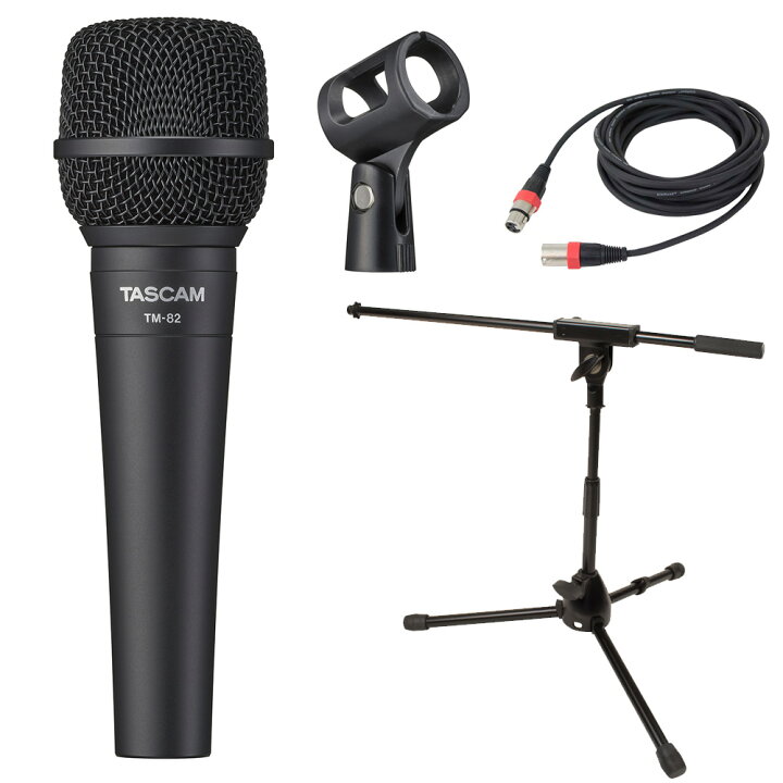 楽天市場】TASCAM ダイナミックマイク TM-82 (楽器マイキングに最適な  