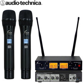 audio-technica カラオケミキサー + 800MHzワイヤレスマイク2本セット
