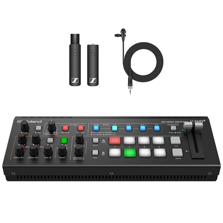 楽天市場】Roland ビデオスイッチャー V-1HD Plus (ゼンハイザー 