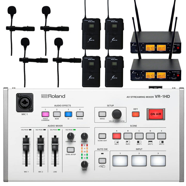 楽天市場】WEB会議・インターネット生放送に Roland ビデオミキサー VR 