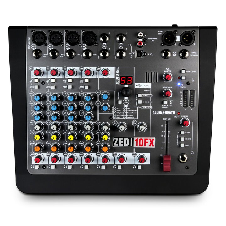 楽天市場】ALLEN&HEATH ZEDi-10FX エフェクト＆USBオーディオ 
