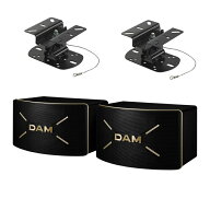 DAM 第一興商 カラオケスピーカー DDS-MS65 + 汎用天吊り金具セット　2本1組