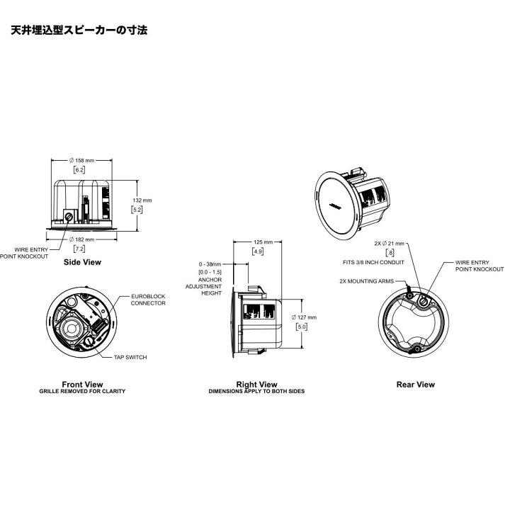 楽天市場】【基本工事費込み】BOSE 天井埋め込みスピーカー Bluetooth 