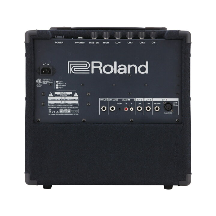 楽天市場】Roland ポータブルPAシステム KC-80 モニター/キーボード 