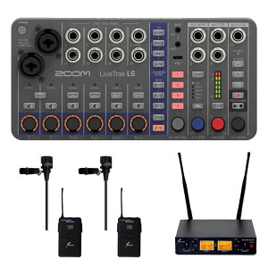 ZOOM Y[ LiveTrak L6 ~LT[^MTR CXs}CN2Zbg
