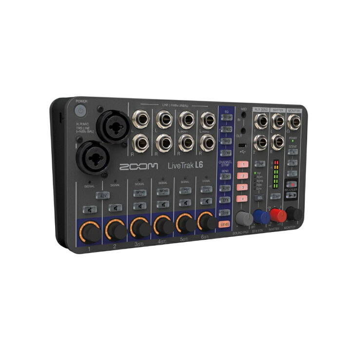 楽天市場】【在庫僅少】ZOOM ズーム LiveTrak L6 ミキサー型MTR : 楽器 