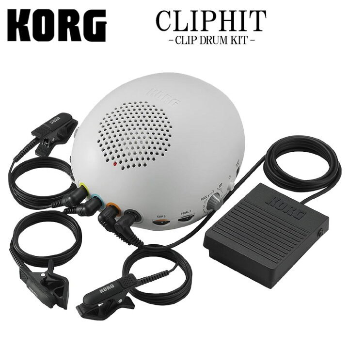 楽天市場】KORG CLIPHIT(クリップヒット) CH-01 クリップドラムキット 