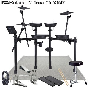 Roland ���[�����h �d�q�h�����Z�b�g TD-07DMK V-Drums �G���h�� �c�C���y�_�����h�U�}�b�g���m�C�Y�C�[�^�[�t��