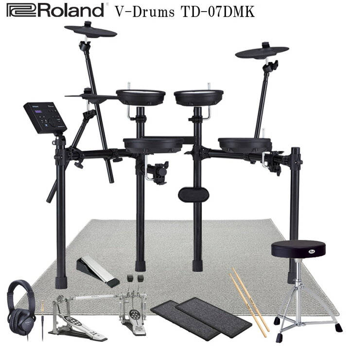 楽天市場】ローランド 電子ドラムセット TD-07DMK Roland V-Drums 