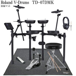 ���[�����h �d�q�h���� TD-07DMK �h�U�}�b�g/DAP-3X�t�� Roland V-Drums ���S��