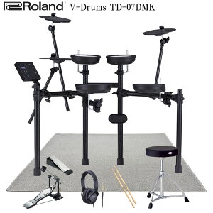 Roland ���[�����h �d�q�h�����Z�b�g TD-07DMK V-Drums �G���h�� ��{�A�N�Z�T���[�Z�b�g���h�U�}�b�g�t��