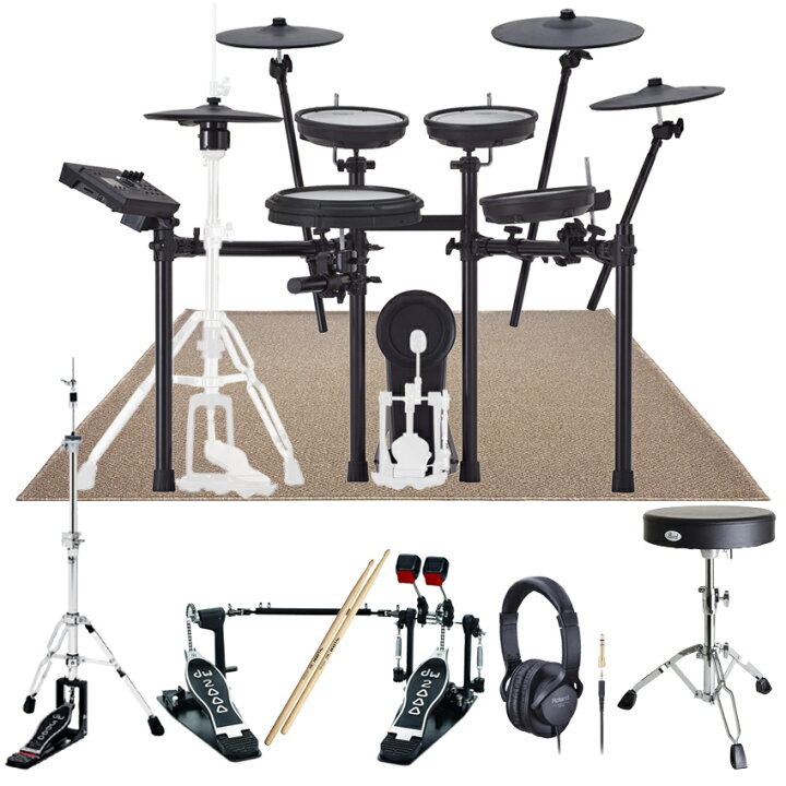 楽天市場】Roland ローランド TD-17KVX2 V-Drums 電子ドラム DWの  