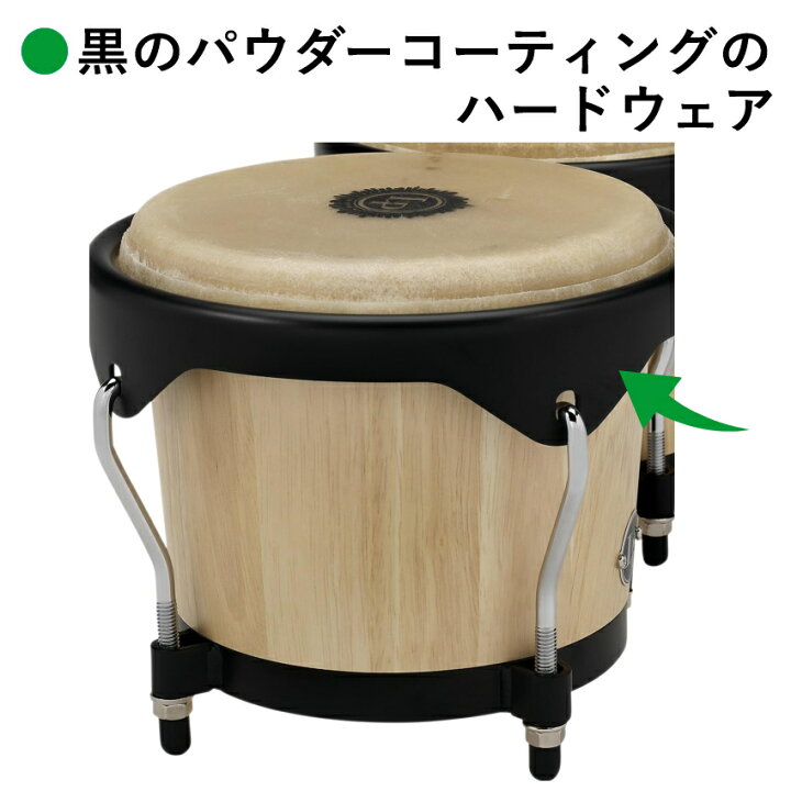楽天市場】LP ウッドボンゴ LP601NY-AW ナチュラル【ソフトケース付 