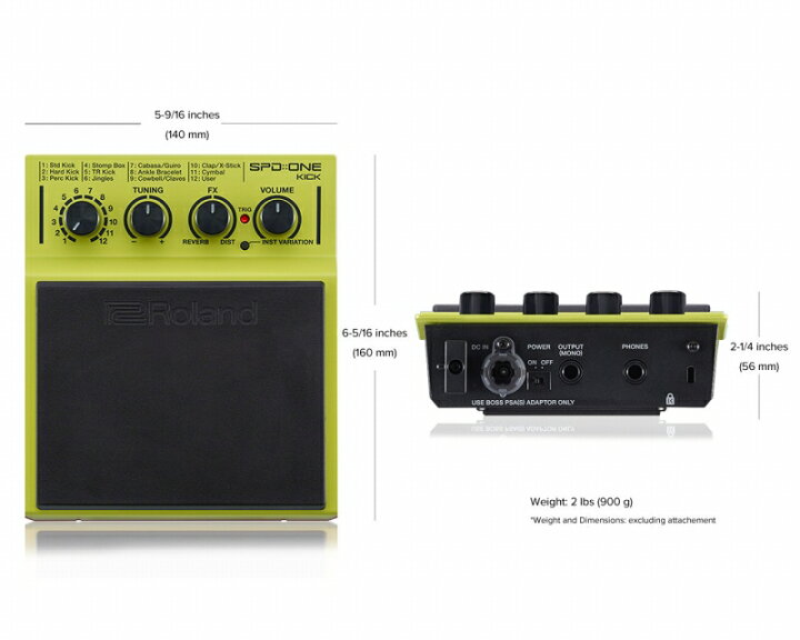 楽天市場】ローランド Roland デジタルパーカッション SPD ONE KICK 