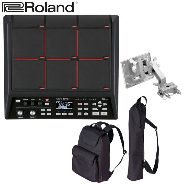 楽天市場】ローランド サンプリング・パッド SPD-SX Roland クランプ 