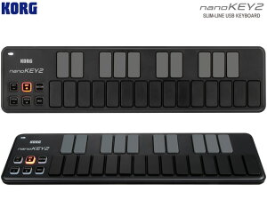 �y���ב҂����i�zKORG nanoKEY2-BK(�u���b�N) USB-MIDI�R���g���[���[ �R���O �i�m�L�[2�y�����񂹁z
