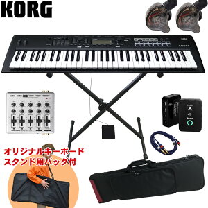 KORG �V���Z�T�C�U�[ KROSS 2 61���� ���C�����X�C�����j�^�[�t�� ���C�u�Z�b�g