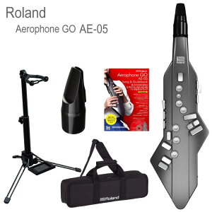 �y���ב҂����i�z���[�����h AE-05 �G�A���t�H���i�P�[�X/�K�C�h�u�b�N/�X�^���h/�}�E�X�s�[�X�t���jRoland Aerophone GO /AE-05 �f�W�^���Ǌy�� ���[�����h �G�A���z�� �N���X�}�X ����Ŋy���ފ�