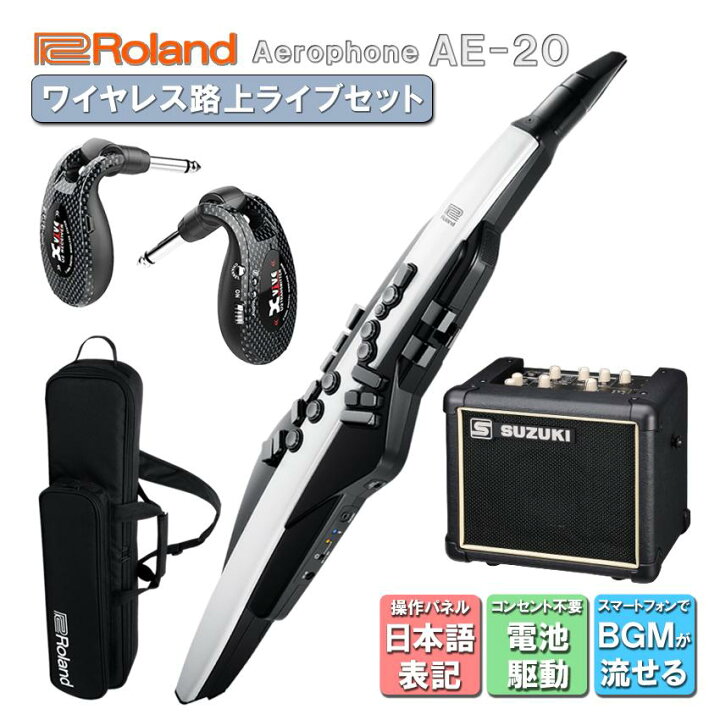 楽天市場】Roland Aerophone AE-20【初心者でも大丈夫！簡単に路上 