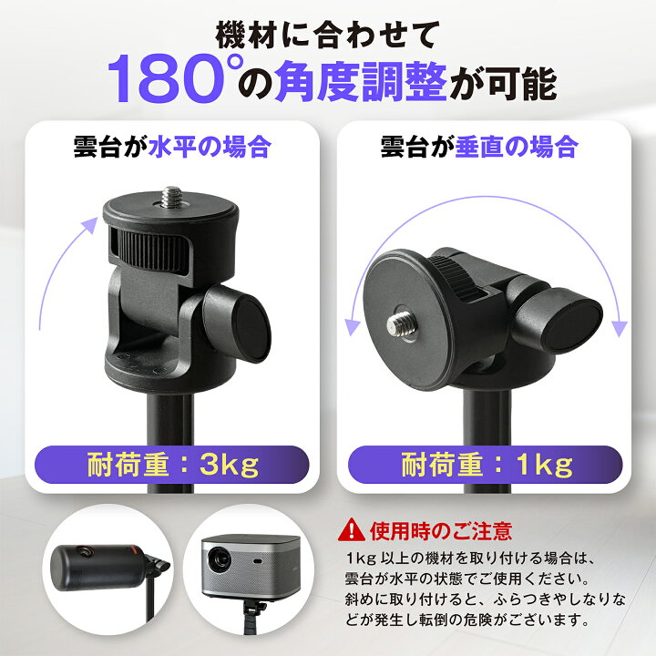楽天市場】【今だけレビューで特典配布中】 プロジェクター スタンド 