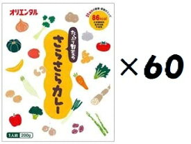 （60箱セット）たっぷり野菜のさらさらカレー×60箱セット（KS）（代引・他社製品と同梱不可）（沖縄・離島への発送は不可）