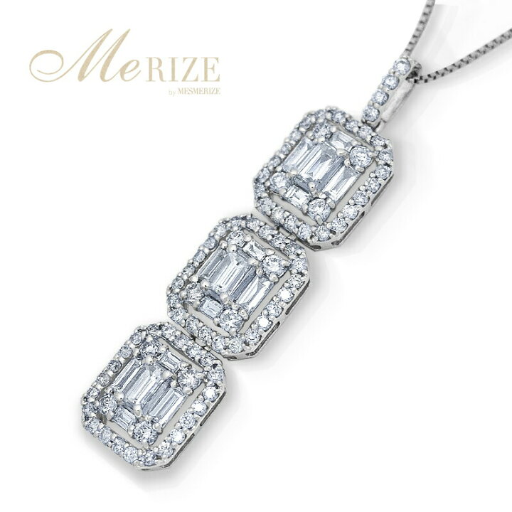 楽天市場】天然 大粒 ダイヤ 1.0ct パヴェ ネックレス プラチナ pt900 