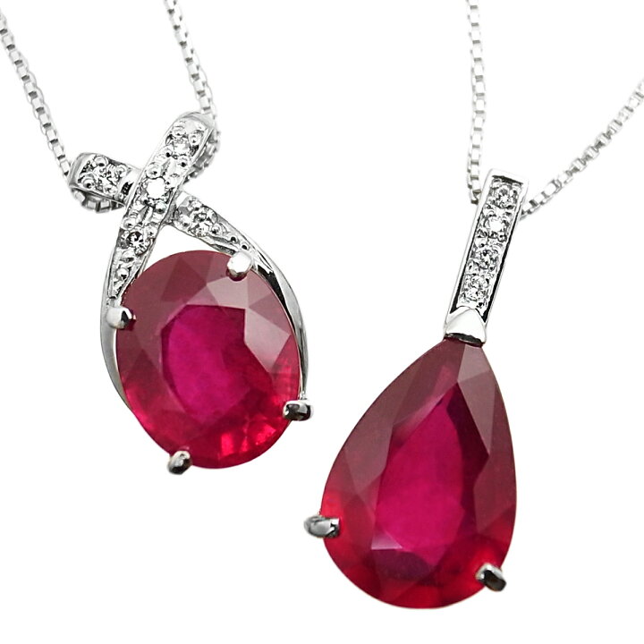 楽天市場】【超特価】大粒 天然 一粒 ルビー 3.0ct UP ＆ ダイヤ  