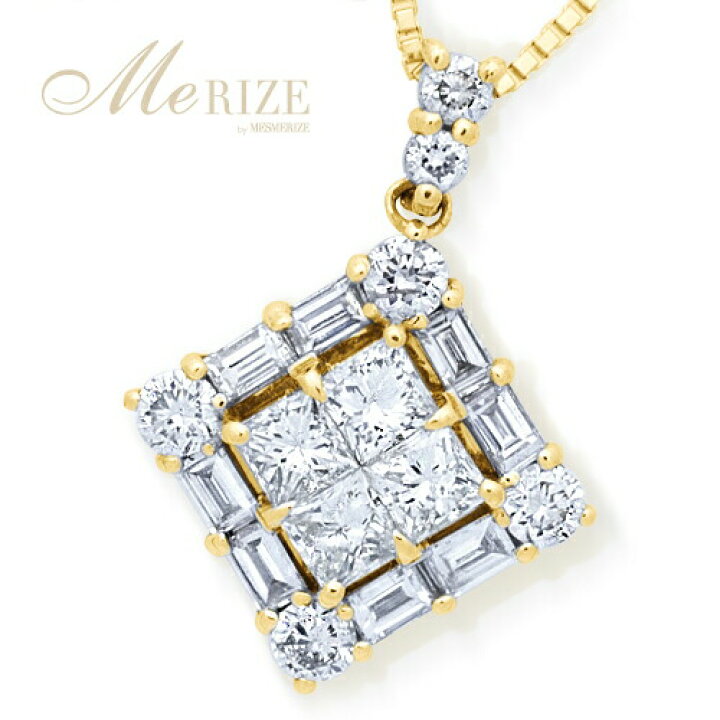 楽天市場】K18 天然 ダイヤ 0.7ct パヴェ ネックレス ゴールド各色 