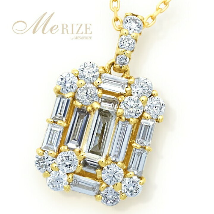 楽天市場】K18 天然 ダイヤ 0.5ct パヴェ ネックレス ゴールド各色 