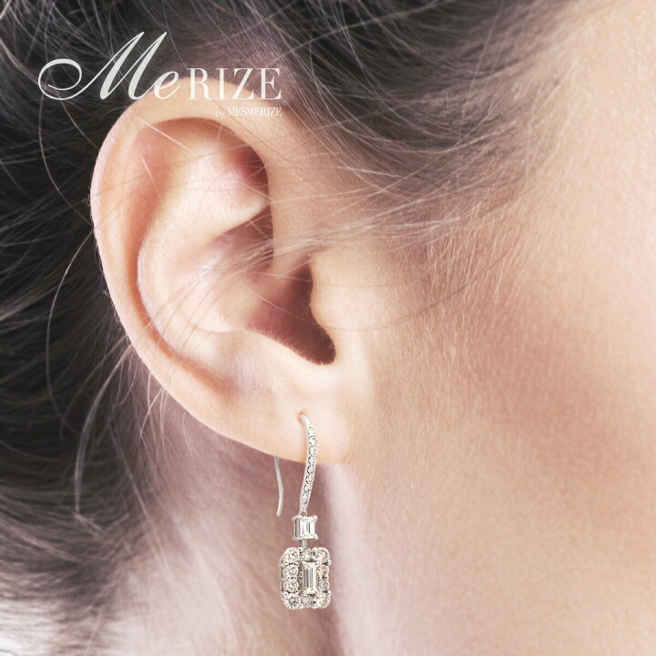楽天市場】天然 ダイヤ 1.2ct パヴェ フック ピアス ペア プラチナ 