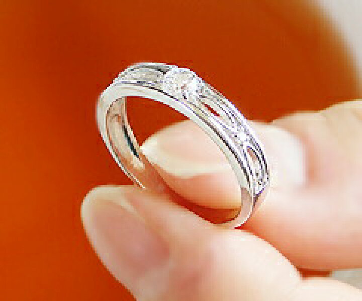 楽天市場】天然 ダイヤ 0.17ct リング 透かし柄 オープンワーク 