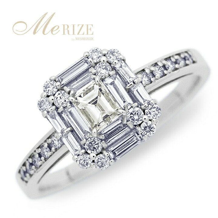 楽天市場】大粒 天然 ダイヤ 0.50ct パヴェ リング プラチナ pt950  