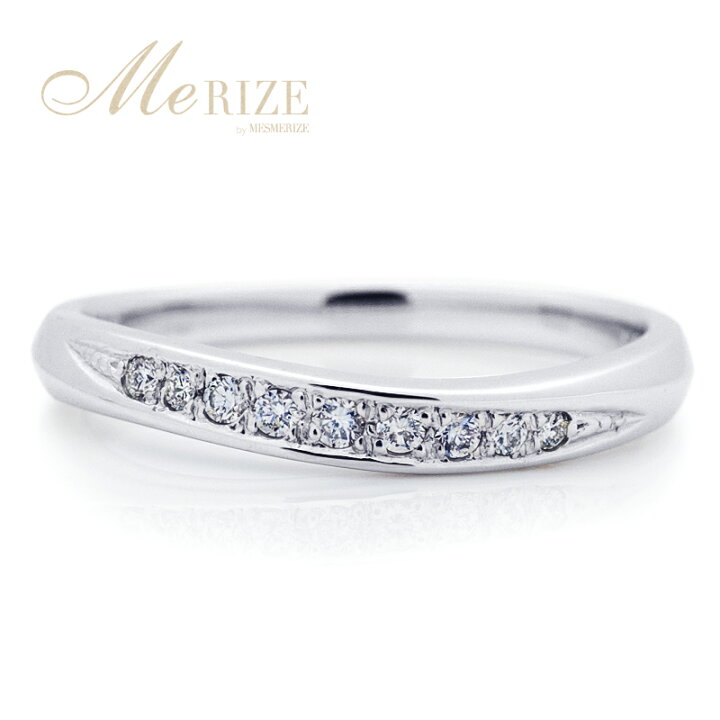 楽天市場】天然 ダイヤ ハーフ エタニティ リング プラチナ pt950  